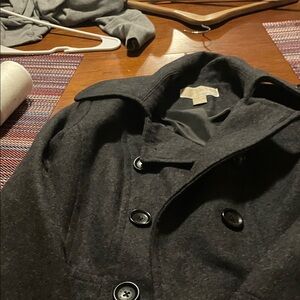 MICHAEL Michael Kors Charcoal Pea Coat